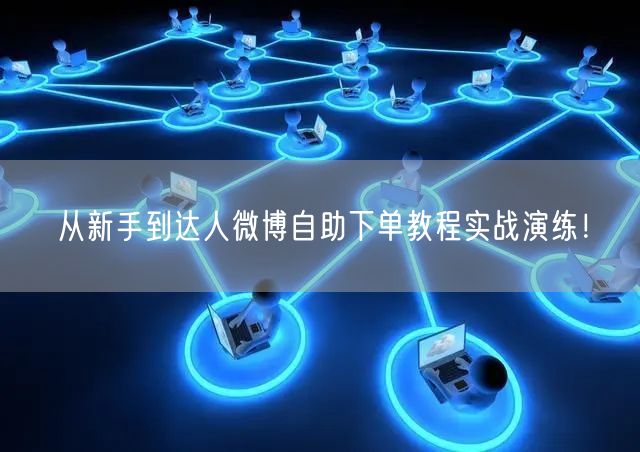 从新手到达人微博自助下单教程实战演练！