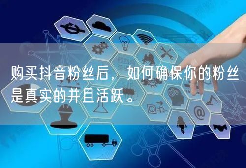 购买抖音粉丝后，如何确保你的粉丝是真实的并且活跃。