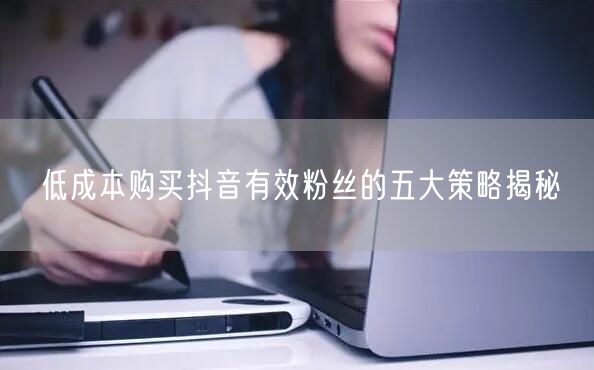 低成本购买抖音有效粉丝的五大策略揭秘